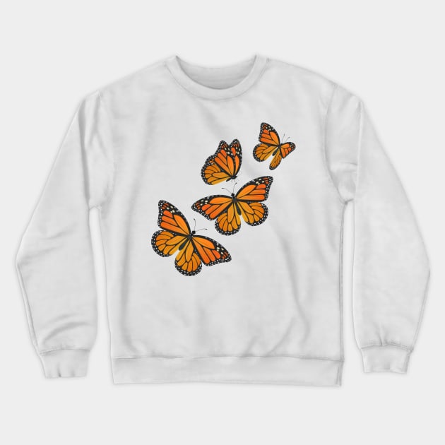 Monarch Butterflies Crewneck Sweatshirt by Melon Street